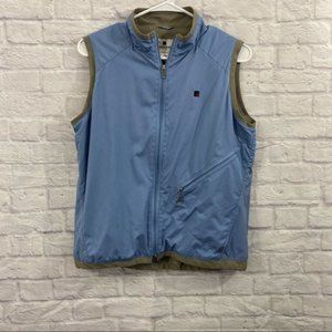 Woolrich Women’s Blue Nylon Full Zip Vest S PreOwned